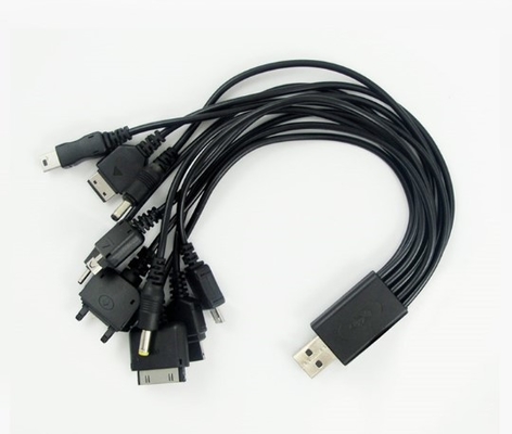 Universal Charging Cellphone Data Line 10 In 1 Multi Function / Head 5V
