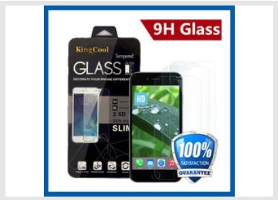 Iphone 6 de Echte Beschermer van het de Telefoonscherm van de Glascel Zelfklevende Film 0.33mm 9H