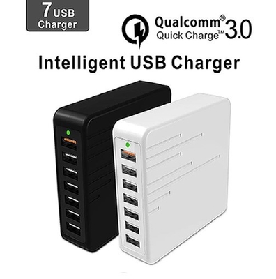 Snelle Intelligente Multitelefoon het Laden Stop met Zeven USB-poortenapparaat
