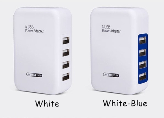 USB-Telefoon het Laden Stopadapter 2.1A voor Vier Apparaten op Één enkele Afzet