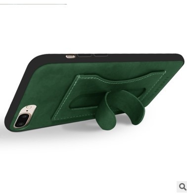 iPhone7 mobiele telefoonshell van de het leerkaart van Apple 8plus de houdersauto alle-inclusieve beschermende dekking